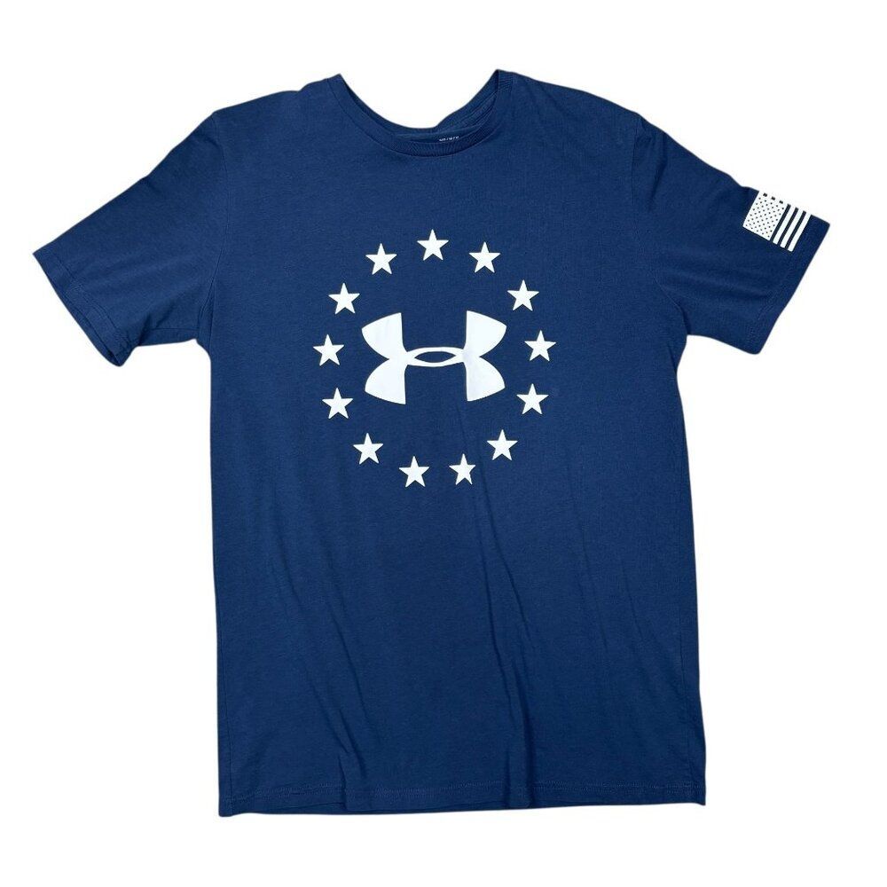 Under Armour Navy Blue T-shirt Mens Size Medium